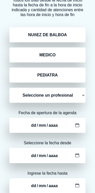 información relacionada con la jornada